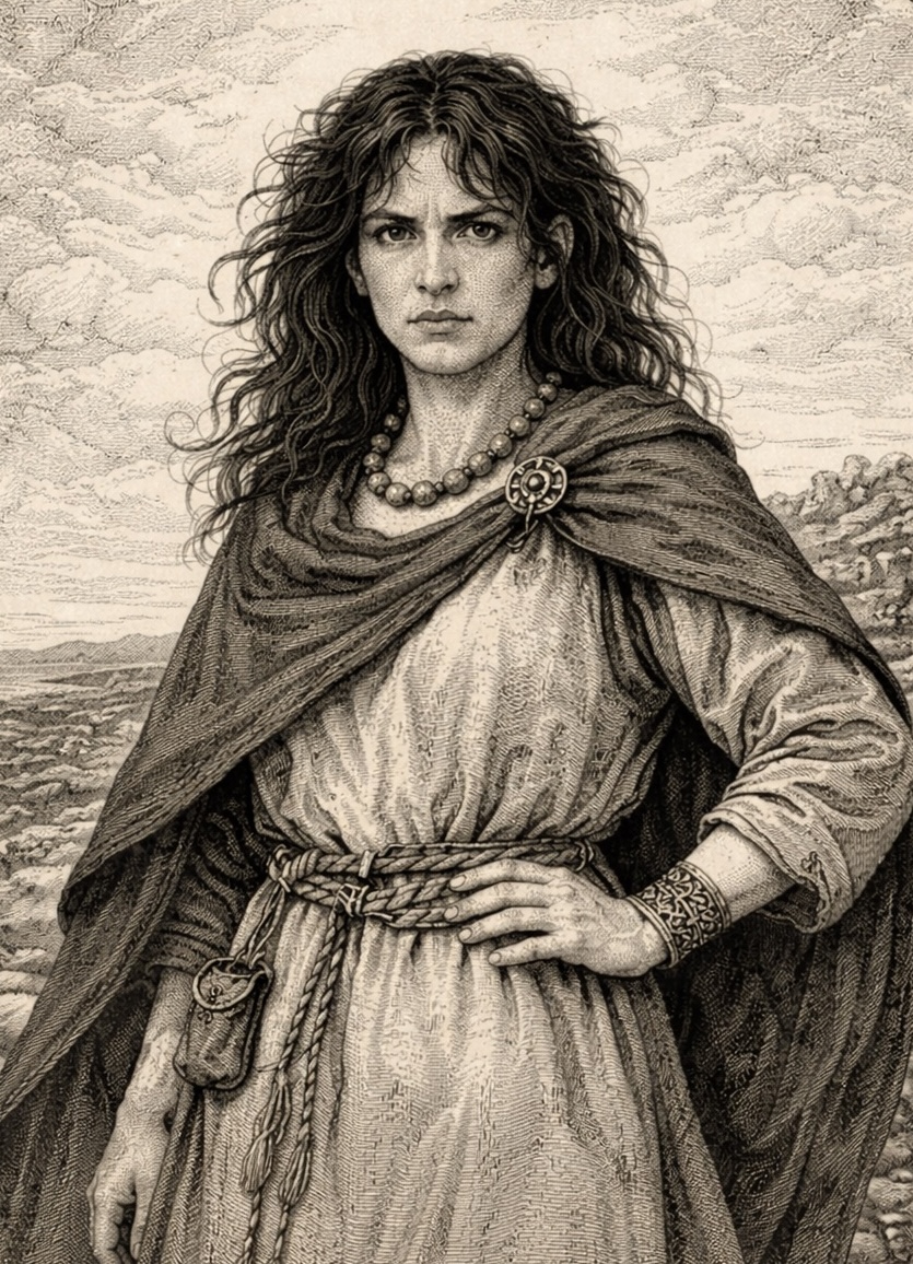 Azénor, héroïne bretonne du VIe siècle dans le roman Le Testament d’Azénor